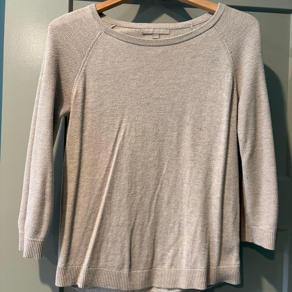 Womens Banana Republic Beige Sweater size XS